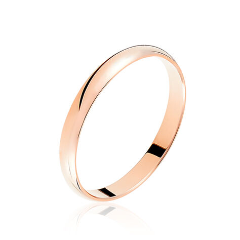 Alliance Meredithe Demi Jonc Classique Or Rose - Alliances Famille | Histoire d’Or