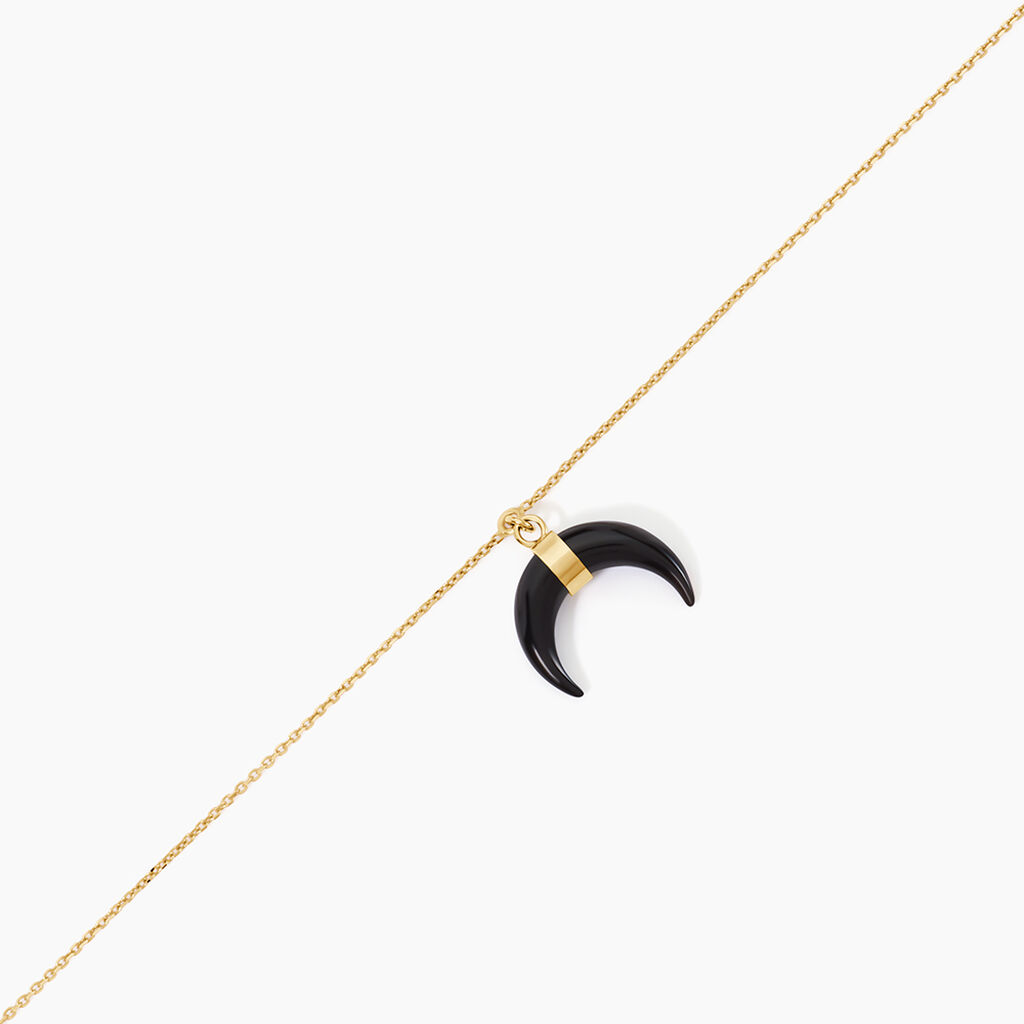 Bracelet Solange Or Jaune Onyx - Bracelets Femme | Histoire d&rsquo;Or