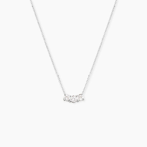 Collier Or Blanc Neely Diamants Synthétiques - Colliers Femme | Histoire d’Or