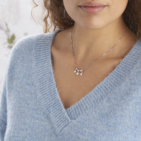 Collier Argent Blanc Olie - Colliers fantaisie Femme | Histoire d’Or