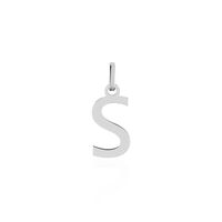 Pendentif Ionia Lettre Or Blanc