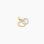 Pendentif Hedda Coeurs Ciseles Or Bicolore - F&ecirc;te des m&egrave;res Femme | Histoire d&rsquo;Or