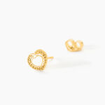 Boucles D'oreilles Puces Himelinda Or Jaune - Clous d'oreilles Femme | Histoire d&rsquo;Or