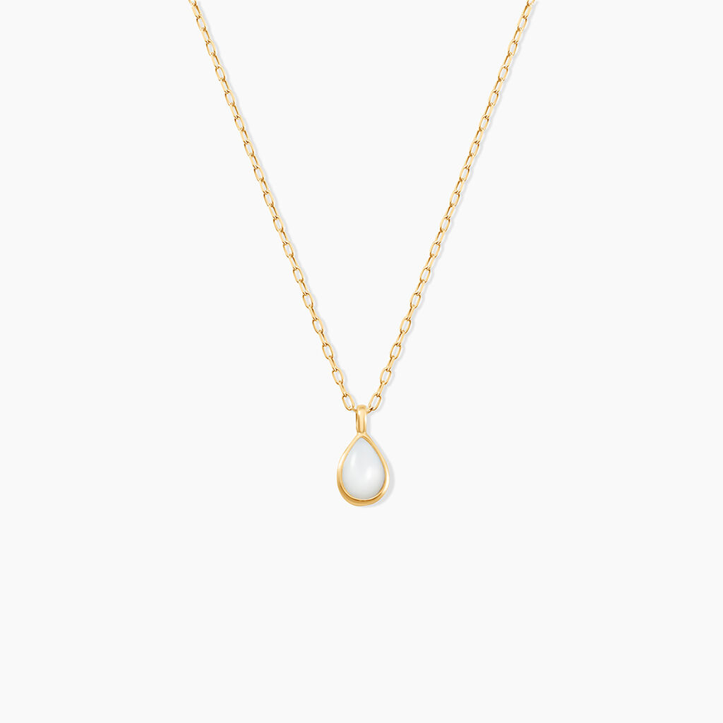 Collier Ondée Or Jaune Nacre