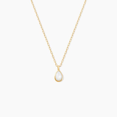 Collier Ondée Or Jaune Nacre - Colliers Femme | Histoire d’Or