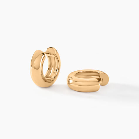 Créoles Ariane Plaqué Or Jaune - Boucles d'oreilles créoles Femme | Histoire d’Or