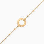 Bracelet Savas Plaqu&eacute; Or Jaune - Bracelets Naissance Femme | Histoire d&rsquo;Or