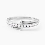 Bague Pernilla Argent Blanc Oxyde De Zirconium - Bagues fines Femme | Histoire d&rsquo;Or