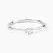 Bague Solitaire Athena Or Blanc Diamant - Bagues solitaires Femme | Histoire d’Or