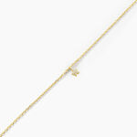 Bracelet Saya Argent Jaune Oxyde De Zirconium - Bracelets Femme | Histoire d&rsquo;Or