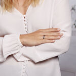 Alliance Camille Ruban Plat Or Blanc - Alliances Unisex | Histoire d&rsquo;Or