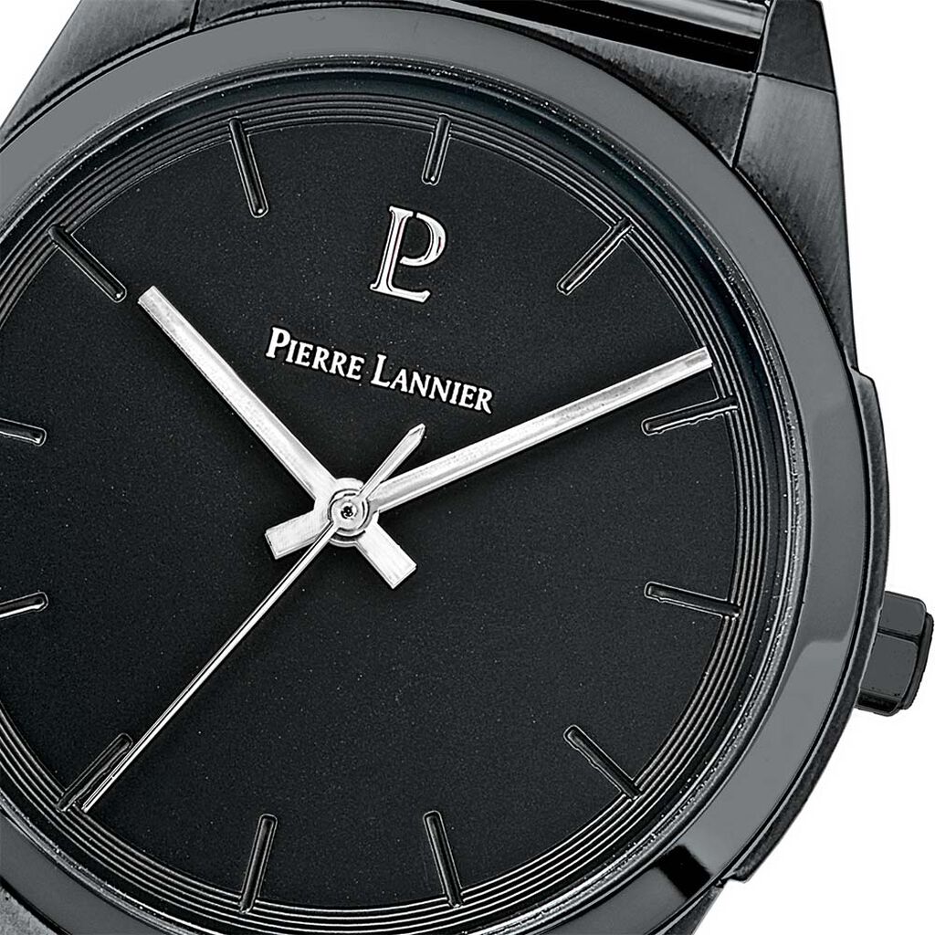 Montre Pierre Lannier Candide Noir - Montres Homme | Histoire d&rsquo;Or