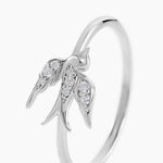 Bague Marilla Argent Blanc Oxyde De Zirconium - Bagues solitaires Femme | Histoire d&rsquo;Or