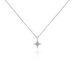 Collier Alcyone Argent Blanc - Ras de cou Femme | Histoire d&rsquo;Or