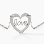 Collier Lovia Argent Blanc - Colliers fantaisie Femme | Histoire d&rsquo;Or