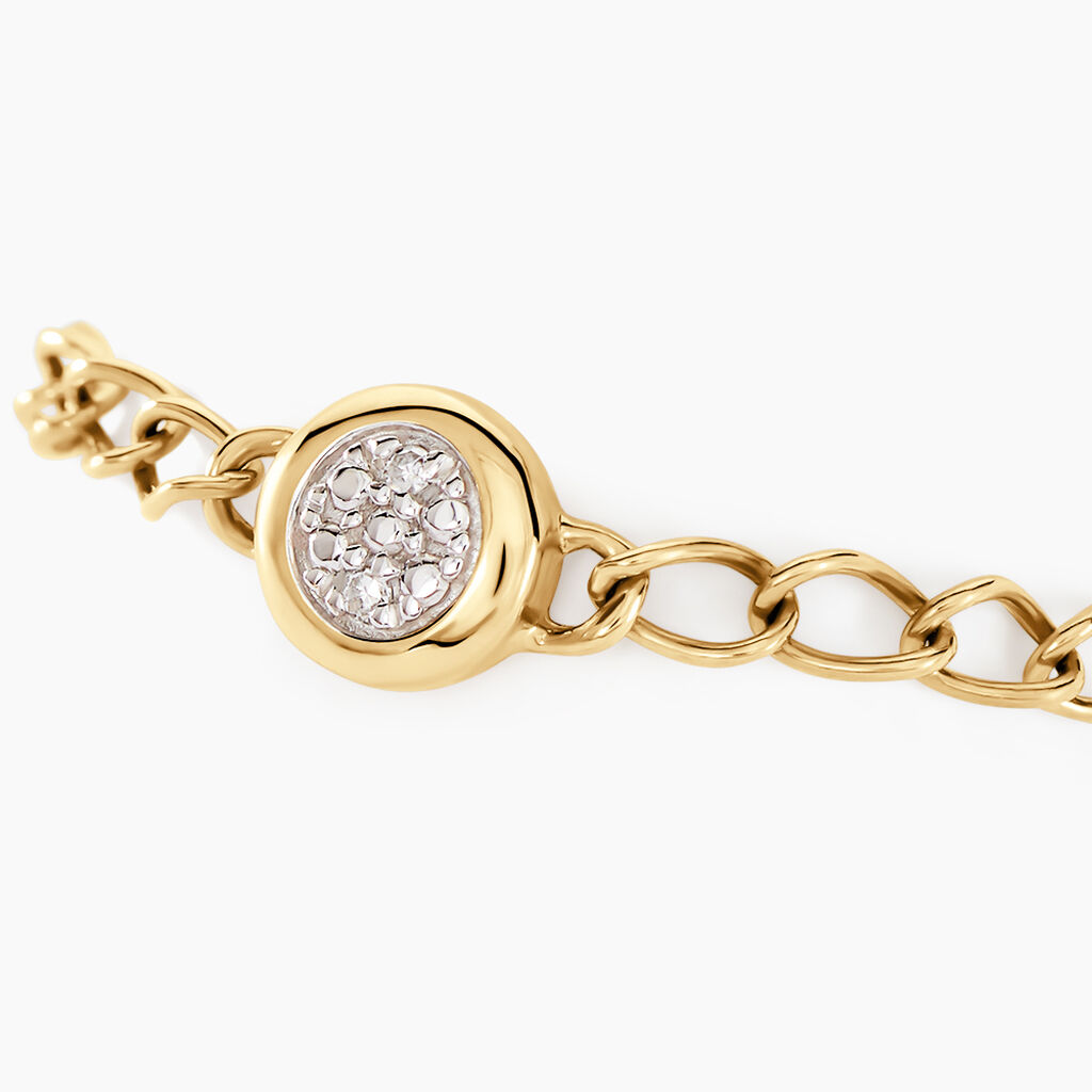 Bague Mahe Or Jaune Diamant - Bagues avec pierre Femme | Histoire d&rsquo;Or