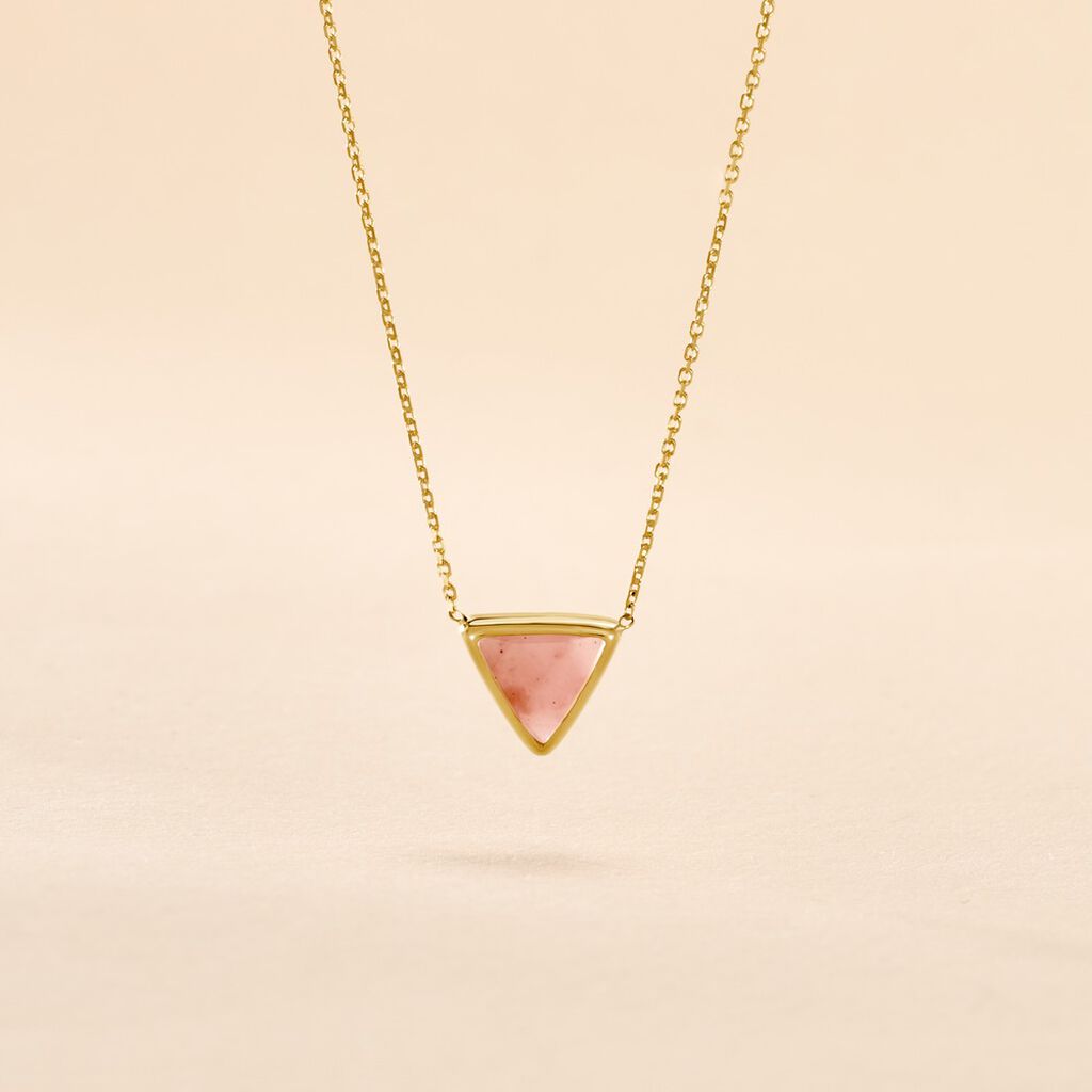 Collier Juliete Or Jaune Calcedoine - Colliers Femme | Histoire d&rsquo;Or