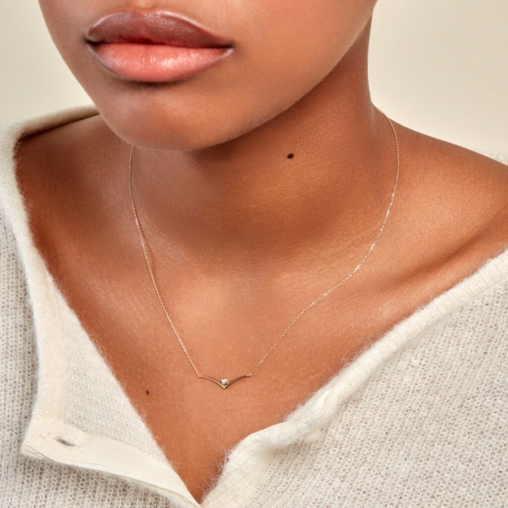 Collier Volia Or Jaune Diamant - Colliers Femme | Histoire d’Or