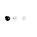 Bijoux D'oreilles Venissia Argent Blanc Céramique - Boucles d'oreilles fantaisie Femme | Histoire d’Or