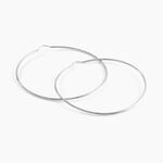 Cr&eacute;oles Dominae Or Blanc - Boucles d'oreilles cr&eacute;oles Femme | Histoire d&rsquo;Or