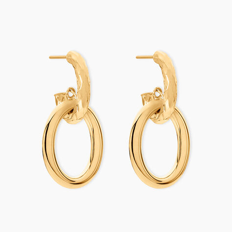 Boucles D'Oreilles Pendantes Caileigh Or Jaune - Boucles d'oreilles pendantes Femme | Histoire d&rsquo;Or