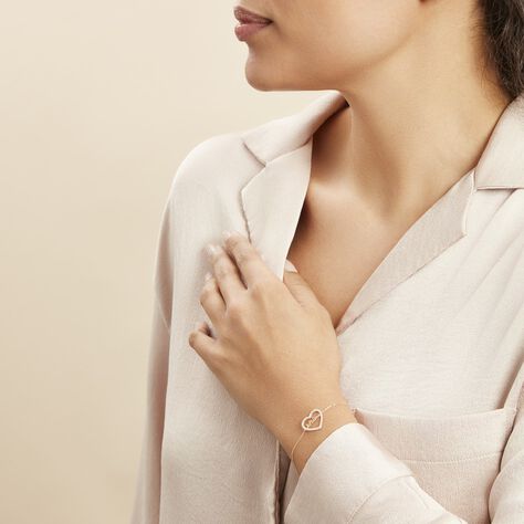 Bracelet Or Jaune Derry Oxyde De Zirconium - Bracelets Femme | Histoire d’Or