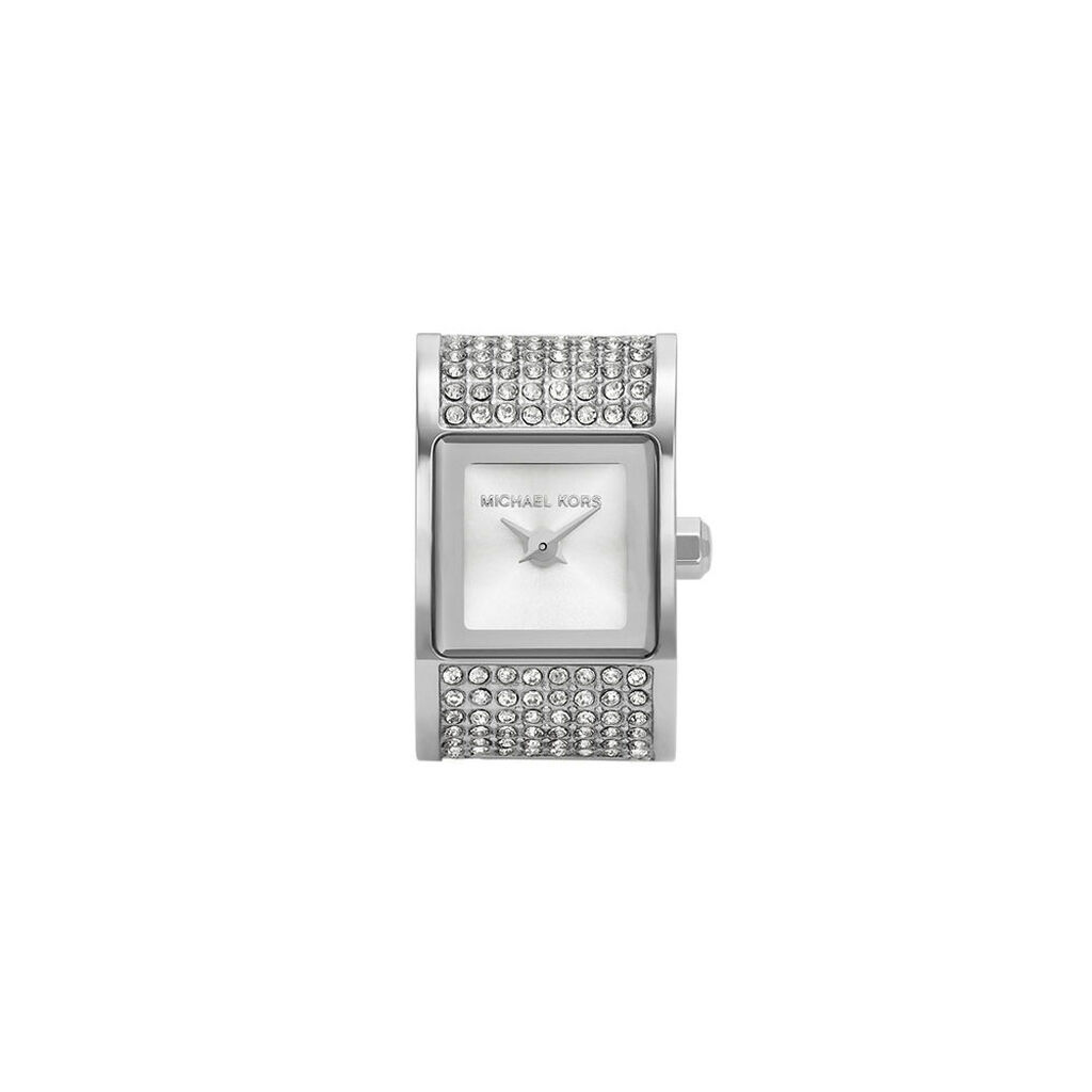 Montre Michael Kors Darrington Watch Ring Argent&eacute; - Montres Femme | Histoire d&rsquo;Or