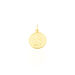 Pendentif Ange Rond Or Jaune - Pendentifs Baptême Famille | Histoire d’Or