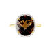 Bague Anna Or Jaune Quartz Et Oxyde De Zirconium - Bagues avec pierre Femme | Histoire d’Or