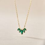 Collier Amazonia Plaqu&eacute; Or Jaune Oxyde De Zirconium - Colliers Femme | Histoire d&rsquo;Or