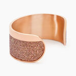 Bracelet Manchette Ouvert Acier Rose Carron - Bracelets manchettes Femme | Histoire d&rsquo;Or
