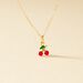 Collier Cherry Cerise Or Jaune - Colliers Enfant | Histoire d’Or