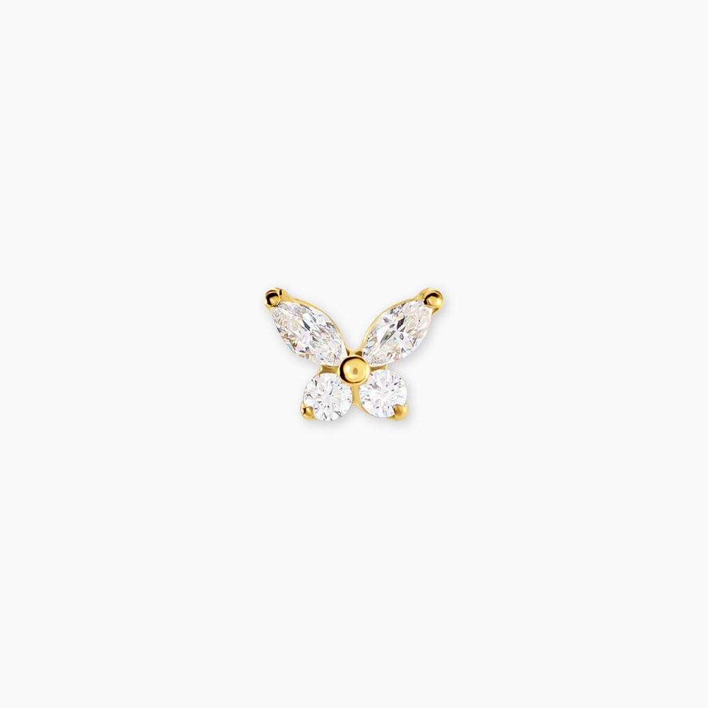 Piercing Iliana Titane Jaune Oxyde De Zirconium - Bijoux Femme | Histoire d&rsquo;Or