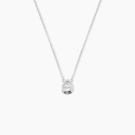 Collier Argent Temusio Oxydes De Zirconium - Colliers fantaisie Femme | Histoire d&rsquo;Or