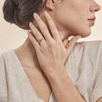 Bague Chloe Or Jaune Amethyste Et Oxyde De Zirconium - Bagues solitaires Femme | Histoire d&rsquo;Or