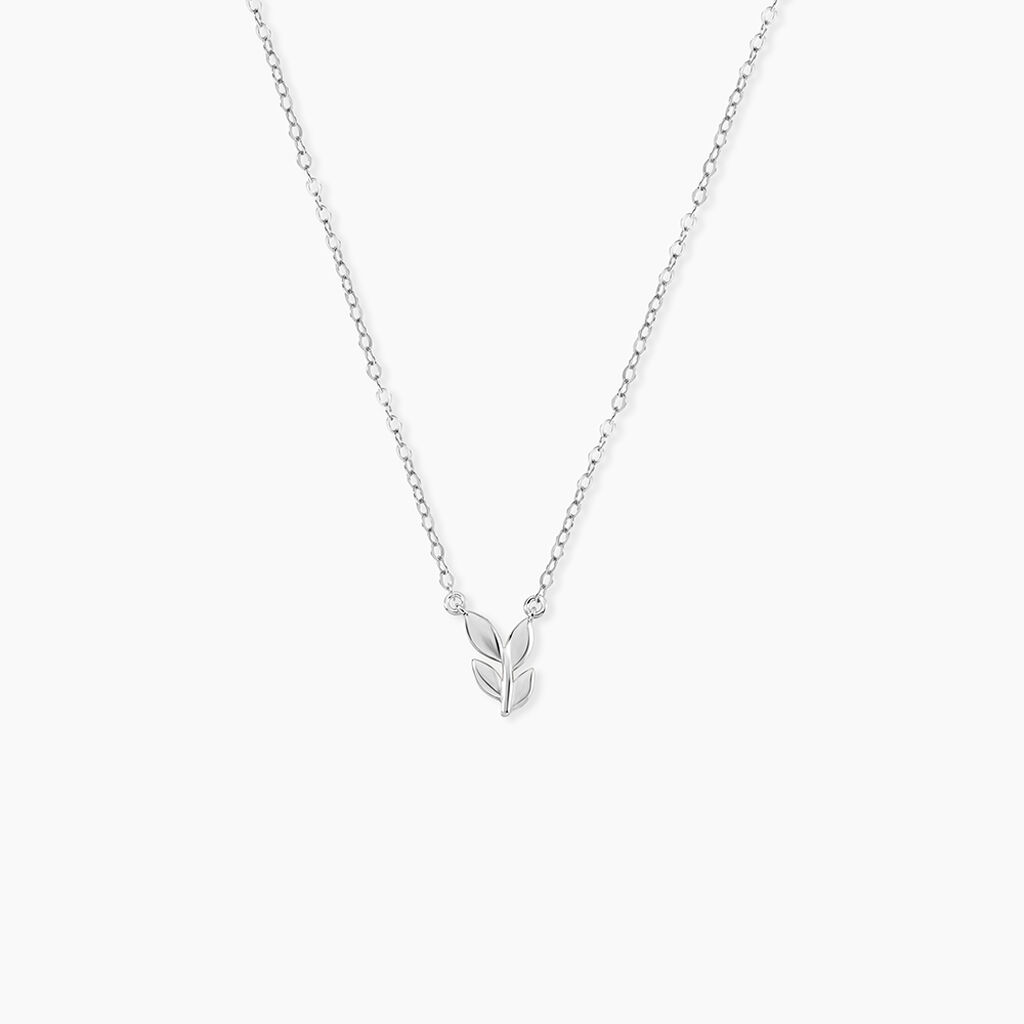 Collier Fedya Argent Blanc - Ras de cou Femme | Histoire d&rsquo;Or
