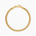 Bracelet Big Love Argent Dor&eacute; A L'Or 750/1000 - F&ecirc;te des m&egrave;res Femme | Histoire d&rsquo;Or