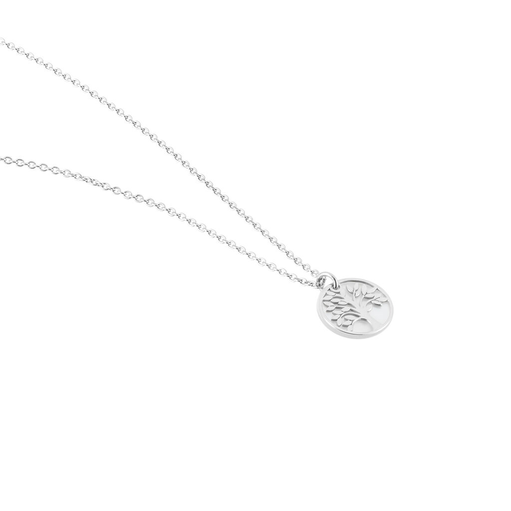 Collier Argent Blanc Sofee Nacre - Colliers fantaisie Femme | Histoire d’Or