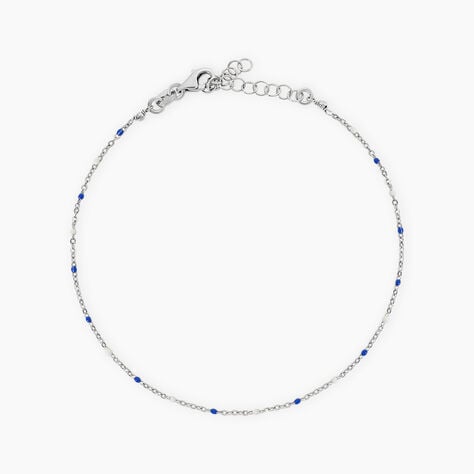 Cha&icirc;ne De Cheville Sherie Argent Blanc - Cha&icirc;nes de cheville Femme | Histoire d&rsquo;Or