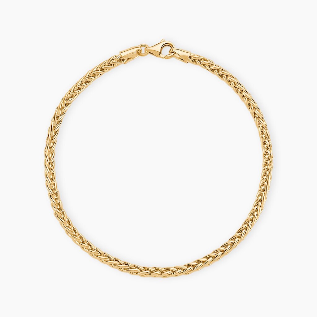 Bracelet Jany Maille Palmier Or Jaune - Bracelets Femme | Histoire d&rsquo;Or