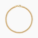 Bracelet Jany Maille Palmier Or Jaune - Bracelets Femme | Histoire d&rsquo;Or