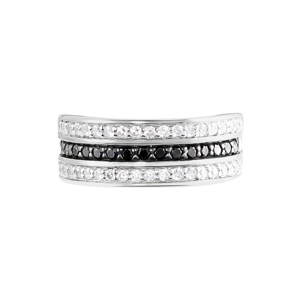 Bague Kelyan Argent Blanc Oxyde De Zirconium - Bagues avec pierre Femme | Histoire d’Or