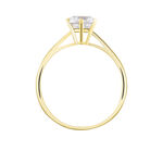 Solitaire Or Jaune Laurian Oxyde De Zirconium Blanc - Bagues solitaires Femme | Histoire d&rsquo;Or