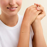 Bracelet Desdemoda Or Jaune Oxyde De Zirconium - Bracelets Pierre Femme | Histoire d&rsquo;Or