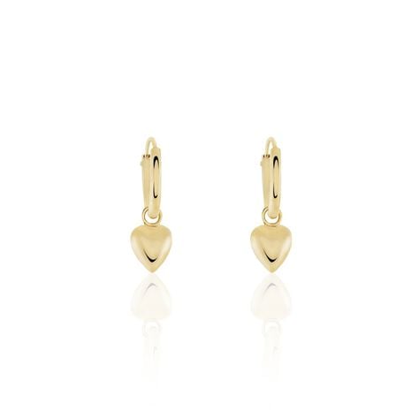 Créoles Varghese Plaque Or Jaune - Boucles d'oreilles créoles Femme | Histoire d’Or
