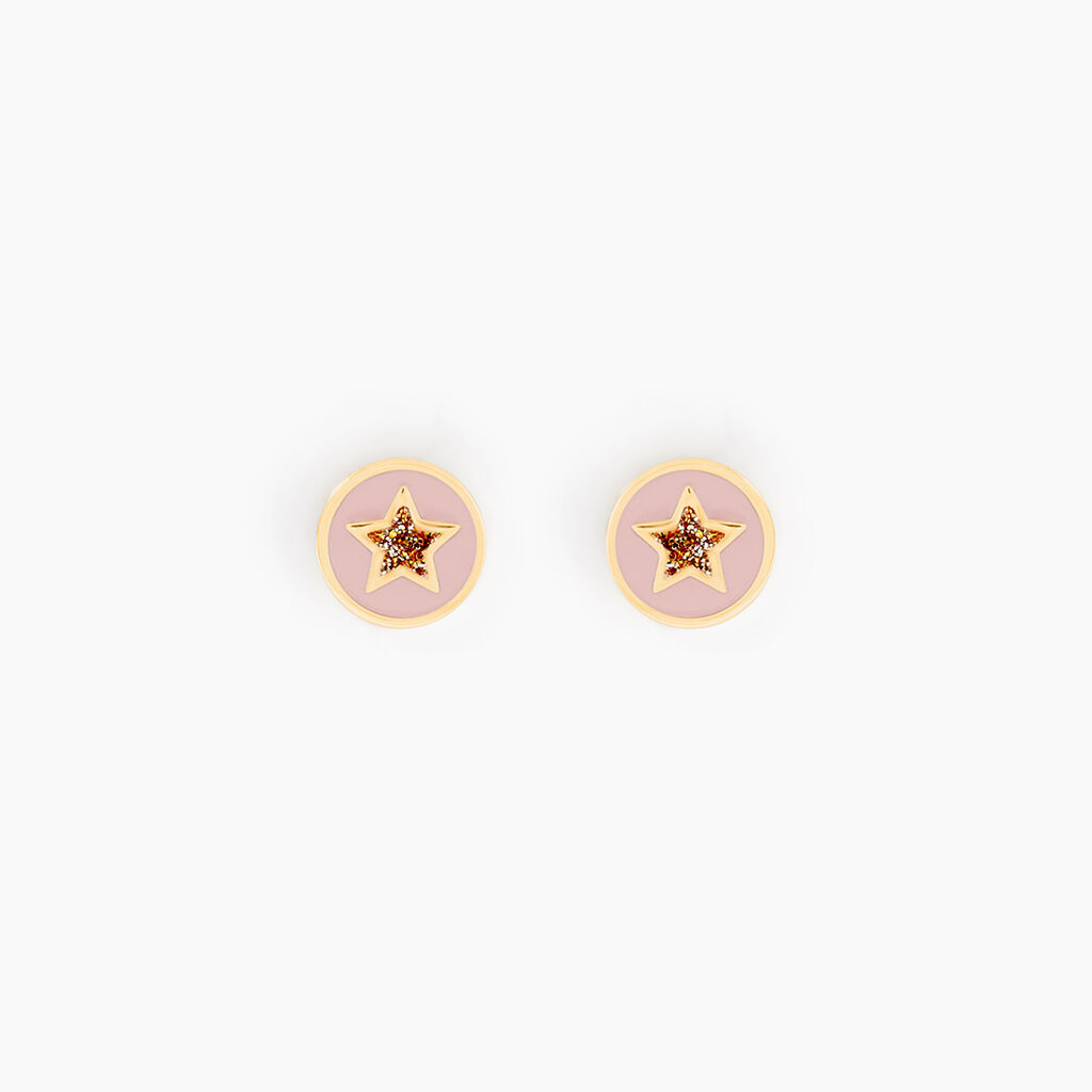 Boucles D'oreilles Puces Christelle Etoile Or Jaune - Clous d'oreilles Enfant | Histoire d’Or