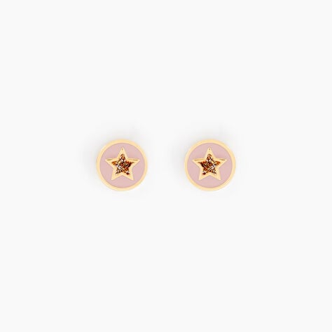 Boucles D'oreilles Puces Christelle Etoile Or Jaune - Clous d'oreilles Enfant | Histoire d’Or