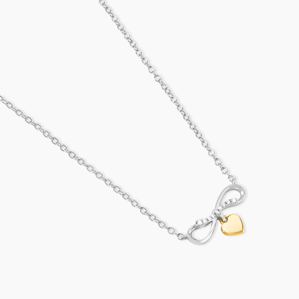 Collier Or Jaune Oxyde De Zirconium - Colliers Femme | Histoire d’Or