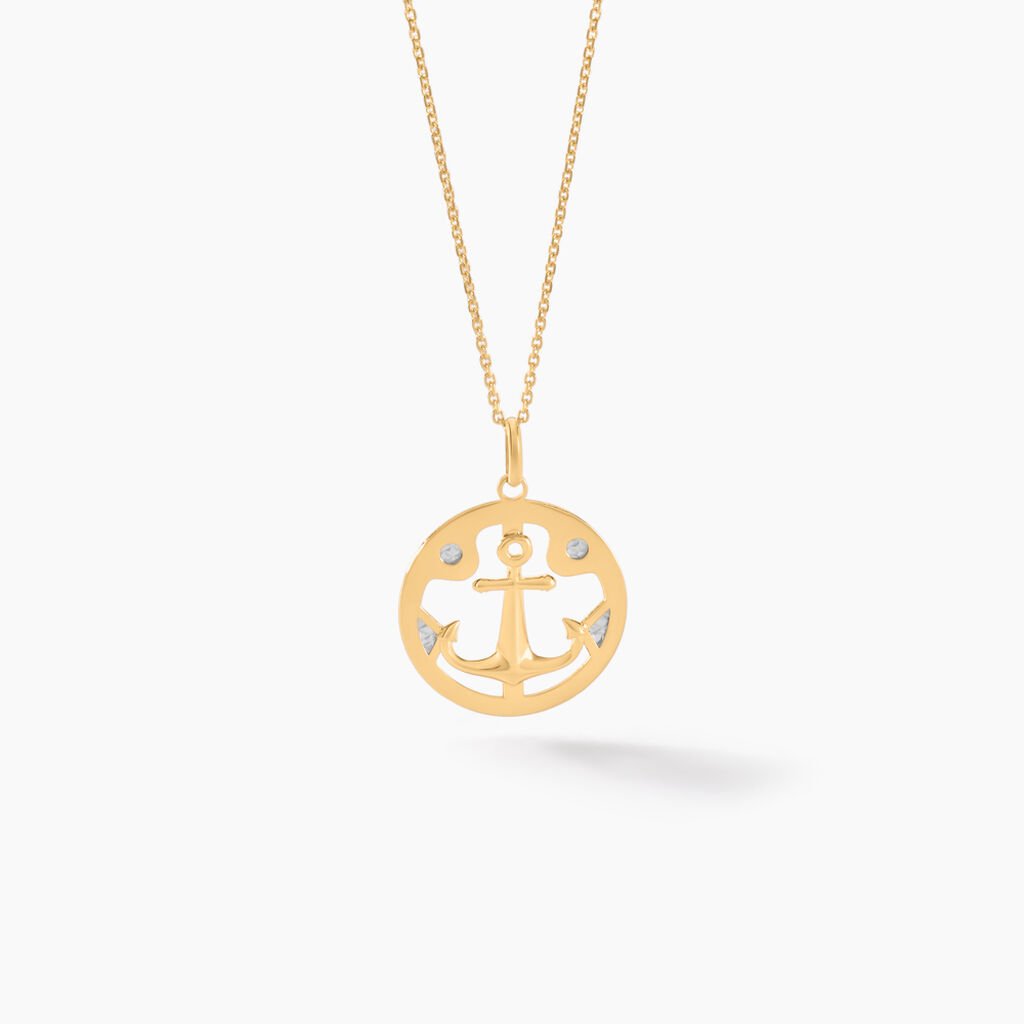 Pendentif Alvar Or Bicolore - Pendentifs Homme | Histoire d&rsquo;Or