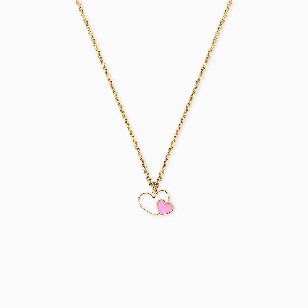 Collier Mai Lan Argent Dor&eacute; A L'Or 750/1000 - Bijoux sans pierre Enfant | Histoire d&rsquo;Or